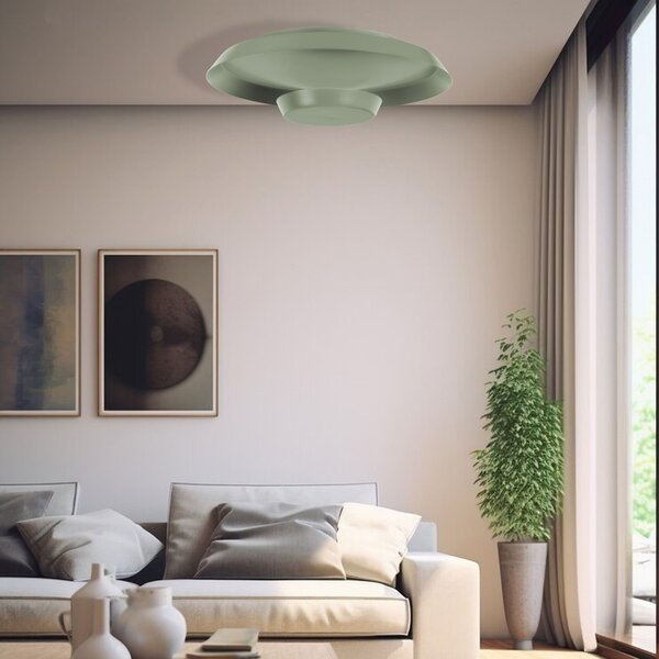 Toolight Toolight, LED stropní svítidlo 40cm, 14W, APP1460, zelená, OSW-04188