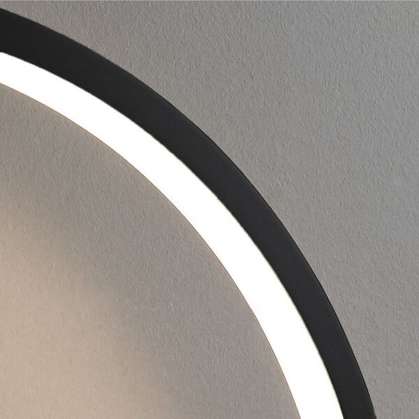Toolight Toolight, LED nástěnné svítidlo 40cm, 4000K, 17W, APP1386-CW, černá matná, OSW-00910