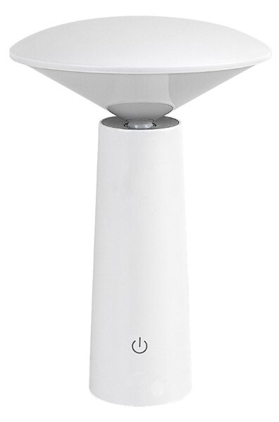 RABALUX 77146 Polperro dotyková stolní lampička nabíjecí V210mm LED 3W/180lm 2800+4000+6500K bílá