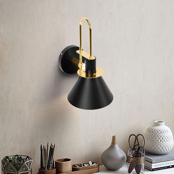 Toolight Nástěnné osvětlení Industrial APP1602-1W black