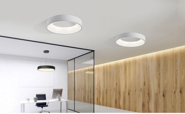 Sovana přisazené svítidlo LED 50W 2750lm 2700-6500K 55cm kulaté IP20, bílá + ovladač