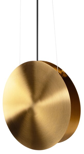 Toolight Toolight, LED závěsné stropní svítidlo 30cm APP1377-C, zlatá matná-černá, OSW-05185