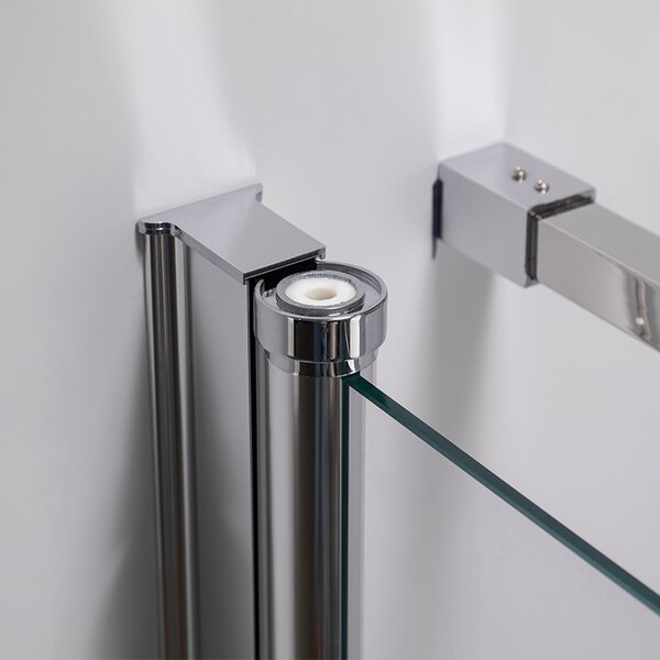 BPS-koupelny Čtvercový sprchový kout HYD-SK1180B 90x90 chrom/transparent + vanička HYD-SSV-RIKO černá