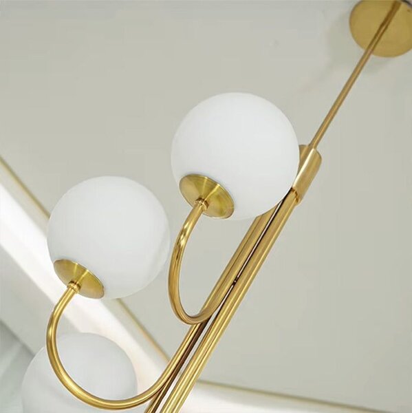 Toolight Toolight, stropní svítidlo 6xG9 APP1585-6CP, zlatá lesklá, OSW-05679