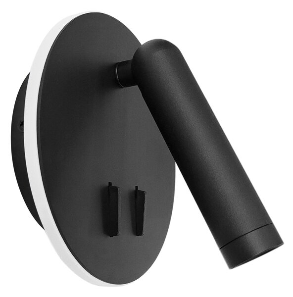 Toolight Toolight, LED nástěnné svítidlo 16x14cm, 10W, APP1614-1W, černá, OSW-06529
