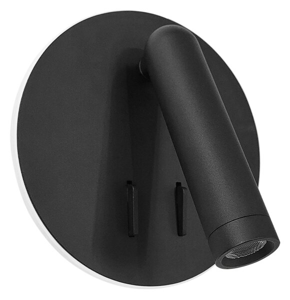 Toolight Toolight, LED nástěnné svítidlo 16x14cm, 10W, APP1614-1W, černá, OSW-06529