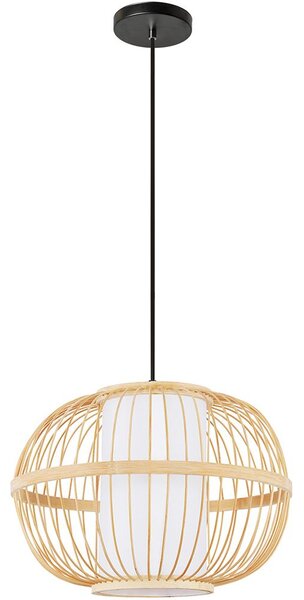 Toolight Natural, závěsné stropní svítidlo 1xE27 APP1631-1CP, přírodní hnědá, OSW-05104