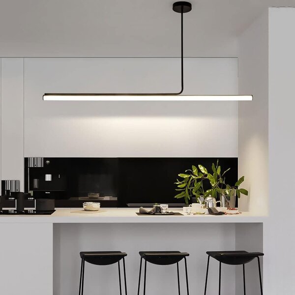 Toolight Toolight, LED stropní svítidlo 120cm, 14W, APP1659-CP, černá, OSW-06990