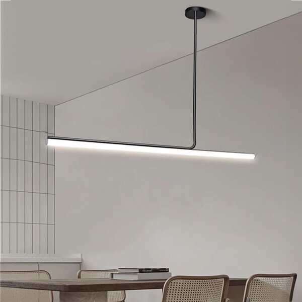 Toolight Moderní designové osvětlení LED APP1660-CP Black 140cm