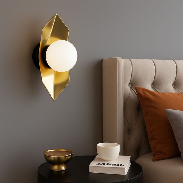 Toolight Nástěnné svítidlo APP1411-W BLACK GOLD