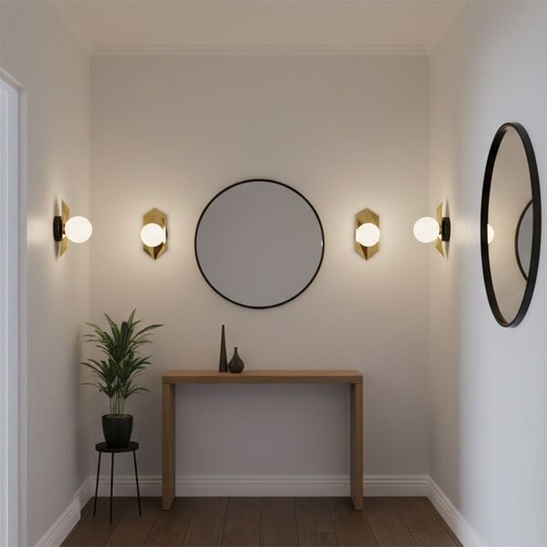 Toolight Nástěnné svítidlo APP1411-W BLACK GOLD