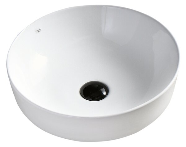 BPS-koupelny Keramické umyvadlo na desku HYD-FO-WH-415 ⌀ 41,5 cm, bílé