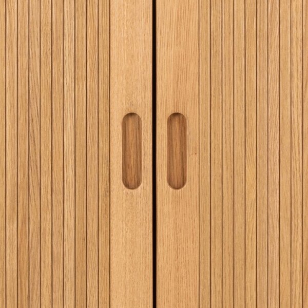 Šatní skříň v dekoru dubu v přírodní barvě 100x200x55 cm Langley – Actona