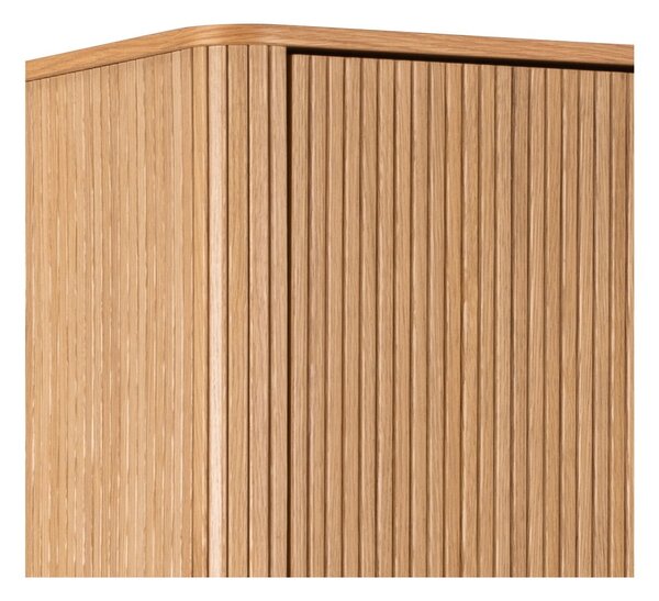 Šatní skříň v dekoru dubu v přírodní barvě 100x200x55 cm Langley – Actona