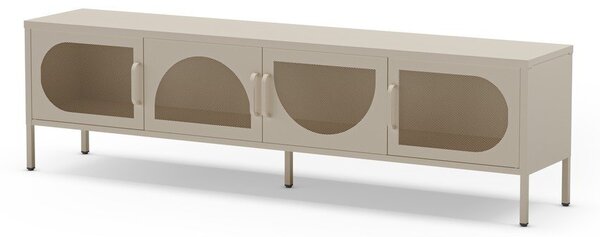 Krémový TV stolek 180x50 cm Tayra – Marckeric