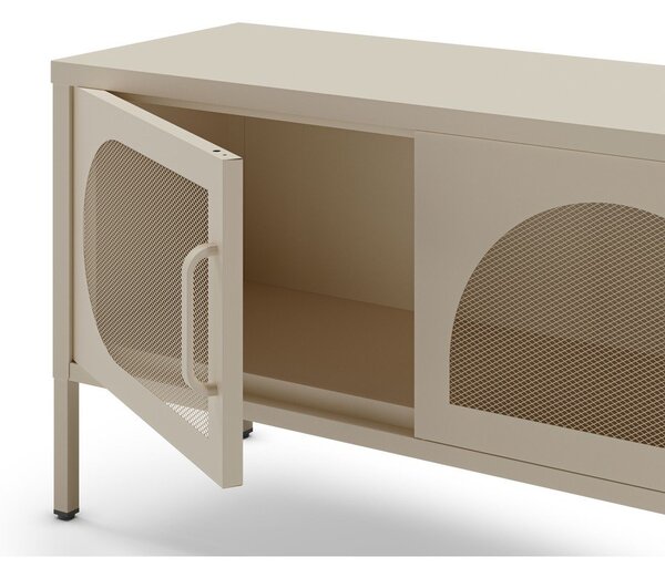 Krémový TV stolek 180x50 cm Tayra – Marckeric