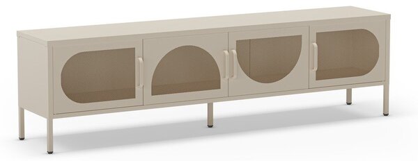 Krémový TV stolek 180x50 cm Tayra – Marckeric