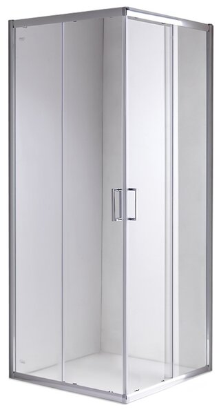 BPS-koupelny Čtvercový sprchový kout HYD-SK93D 70x70 chrom/transparent - bez vaničky