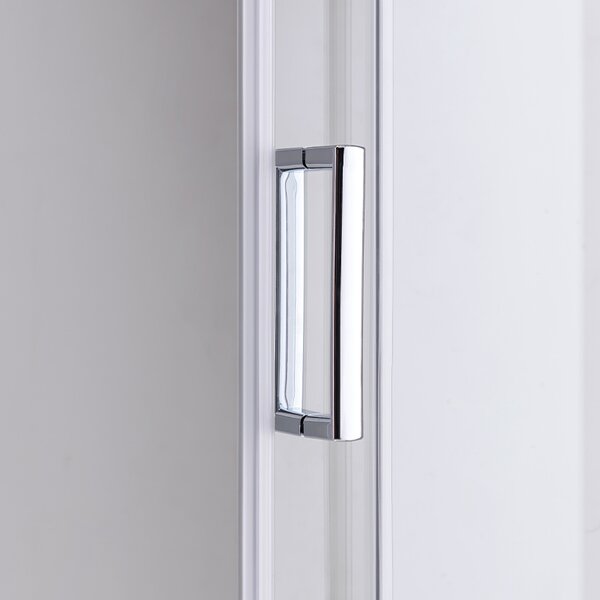 BPS-koupelny Čtvercový sprchový kout HYD-SK93D 70x70 chrom/transparent - bez vaničky