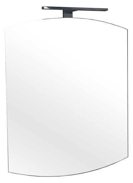 BPS-koupelny Zrcadlo závěsné s osvětlením 60 cm V49 - Poškozeno