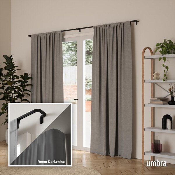 Ocelová roztažitelná garnýž 76 - 213 cm Twilight – Umbra