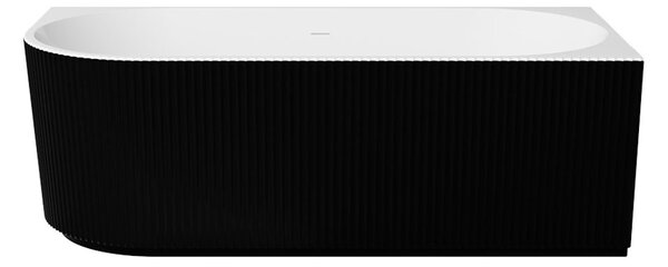 Besco Akrylátová volně stojící vana Denaya BW 150x75 (170x80) Rozměry (cm): 150x75, Typ a barva výpustě: Click-Clack se šterbinovým přepadem, zlatá, Orientace: Pravá