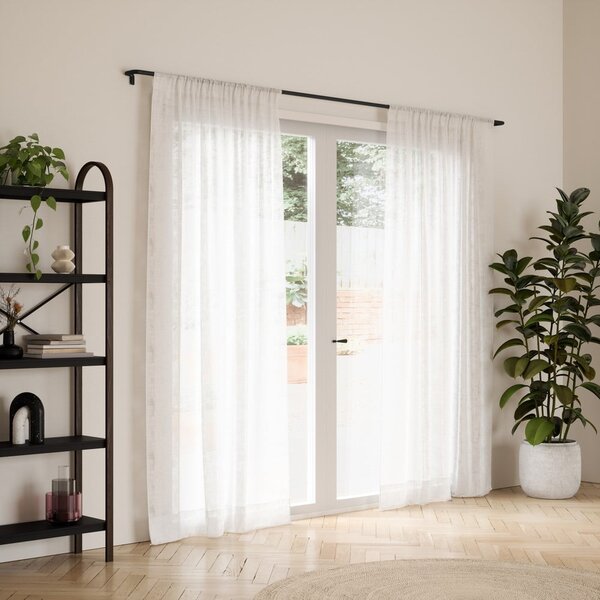 Ocelová roztažitelná garnýž 76 - 213 cm Twilight – Umbra