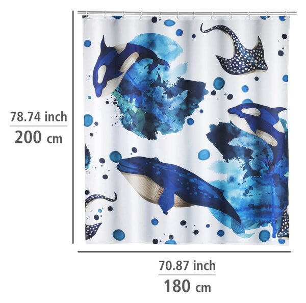 Sprchový závěs 200x180 cm Aquaris – Wenko