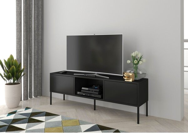 Černý TV stolek Skandica Mirka