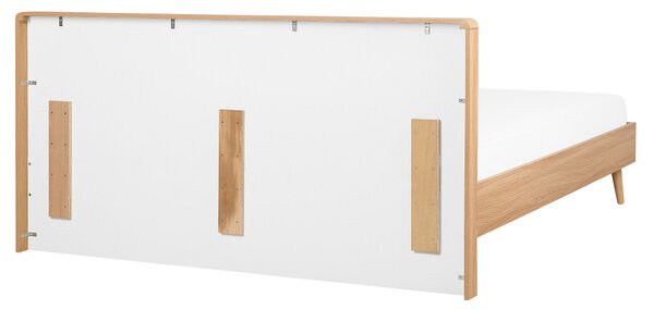 Postel SERRIS 160 x 200 cm Světle hnědá