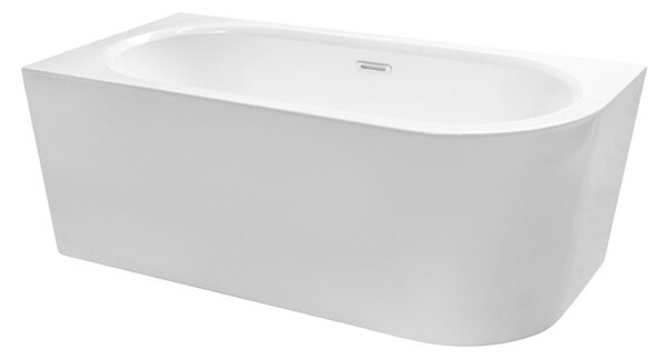 Besco Akrylátová volně stojící vana Avita A-Line CC/SP 150x75 (160x75, 170x75), s přepadem Rozměry (cm): 170x75, Typ a barva výpustě: Alcaplast Click-Clack se šterbinovým přepadem, zlatá, Orientace: Levá