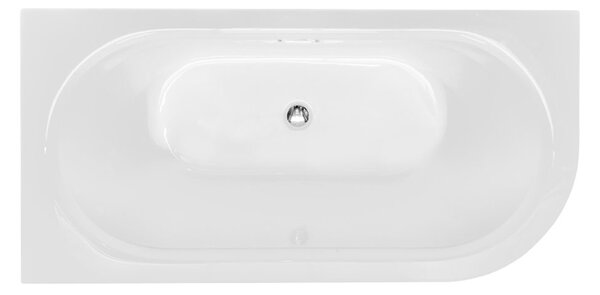 Besco Akrylátová volně stojící vana Avita A-Line CC/SP 150x75 (160x75, 170x75), s přepadem Rozměry (cm): 170x75, Typ a barva výpustě: Alcaplast Click-Clack se šterbinovým přepadem, zlatá, Orientace: Levá