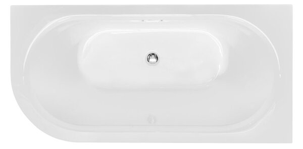 Besco Akrylátová volně stojící vana Avita A-Line CC/SP 150x75 (160x75, 170x75), s přepadem Rozměry (cm): 170x75, Typ a barva výpustě: Alcaplast Click-Clack se šterbinovým přepadem, zlatá, Orientace: Levá