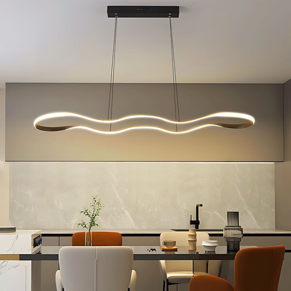 Toolight Toolight, závěsné LED svítidlo 120cm, 24W, 3000K, LHJ026-CP, černá, OSW-60017