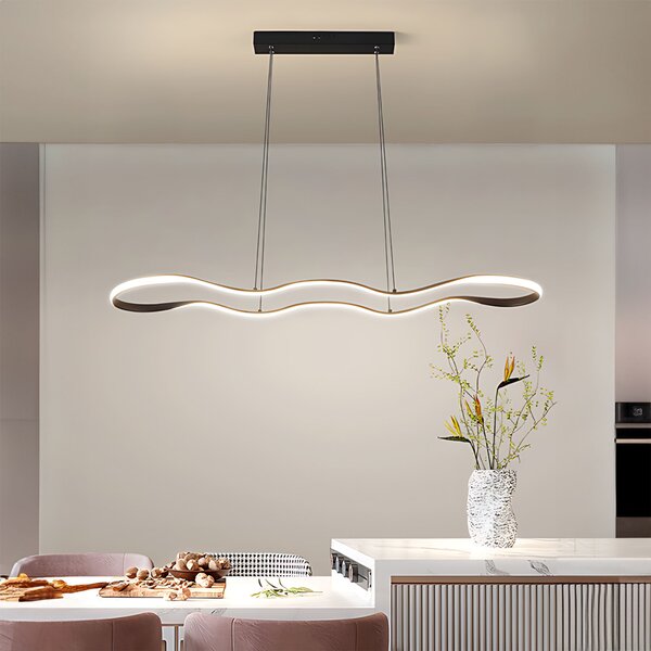 Toolight Toolight, závěsné LED svítidlo 120cm, 24W, 3000K, LHJ026-CP, černá, OSW-60017