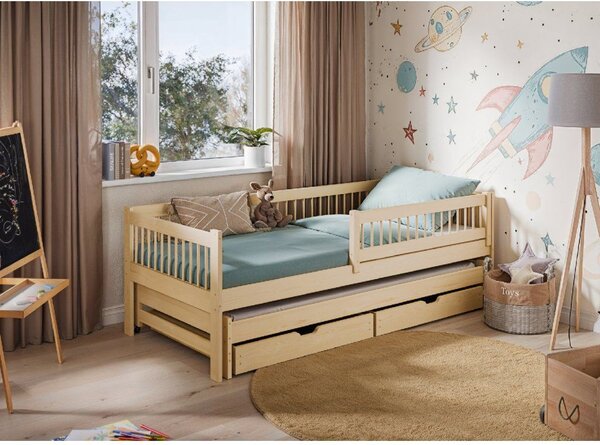 Legno Dětská rozkládací postel Softi borovice Rozměr (cm): 80x160