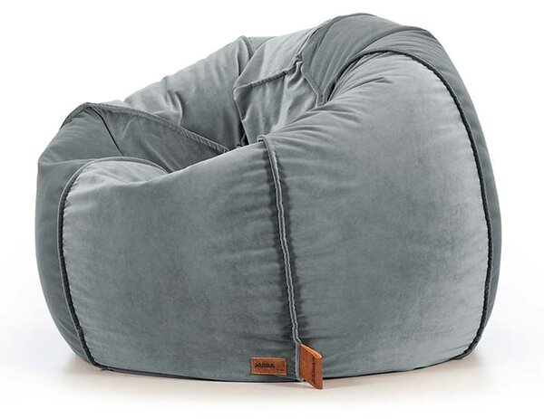 Sedací vak BALLOON – Luxusní Velvet, Prémiový Komfort Grey