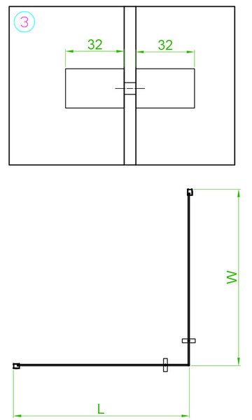 BPS-koupelny Čtvercový sprchový kout HYD-SK30B 90x90 černá/transparent + vanička HYD-SSV-JUKO černá