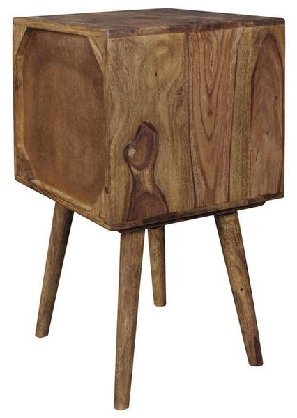 Noční stolek z masivního dřeva Repa š: ca. 40 cm černý