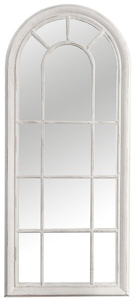 Nástěnné zrcadlo CASTLE, 140 cm, šedá, bílá starožitná