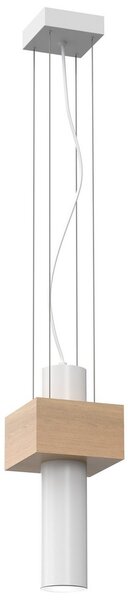 Lustr na lanku WEST 1xGU10/25W/230V bílá
