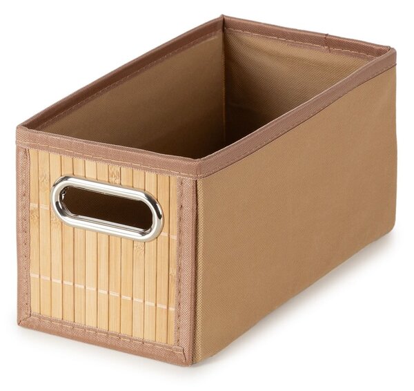Bambusový úložný box v přírodní barvě 15x31x15 cm – Compactor