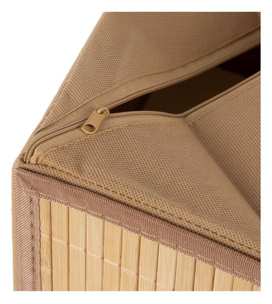 Bambusový úložný box v přírodní barvě 15x31x15 cm – Compactor