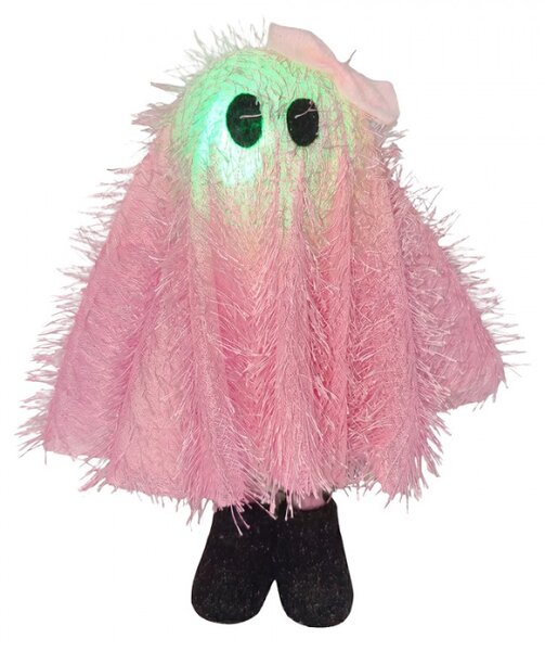 Růžová plastová halloweenská dekorace