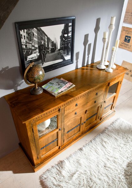 CAMBRIDGE HONEY Komoda 181x50 cm, akácie