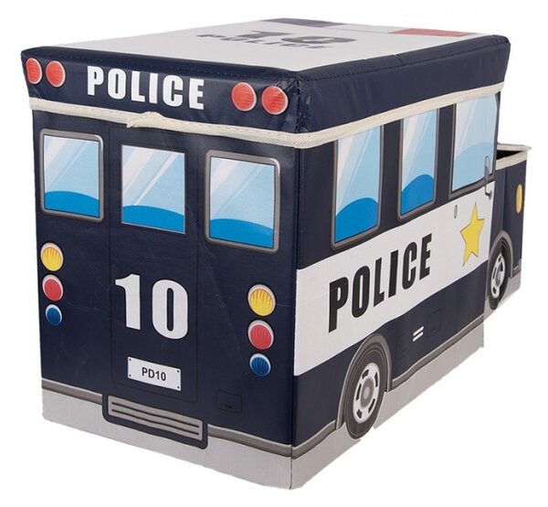 Černý plastový úložný box auto – 55x32x28 cm