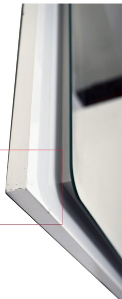 BPS-koupelny Zrcadlo závěsné bez osvětlení 56 cm V48 - Poškozeno