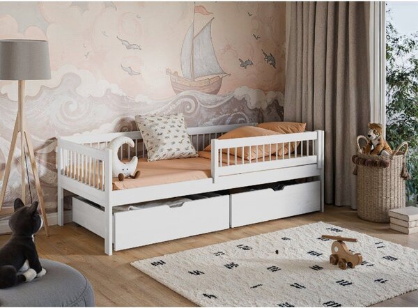 Legno Dětská postel Edi bílá Rozměr (cm): 80x160