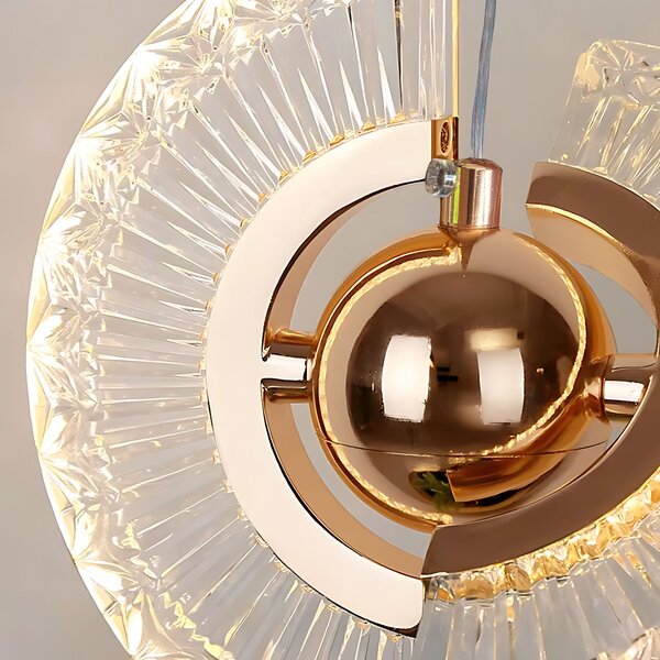 Toolight Závěsné LED osvětlení E19 LHJ108-2CP zlaté