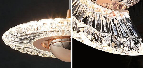 Toolight Toolight, LED stropní svítidlo, 6W, 3000K, LHJ108-2CP, růžové zlato, OSW-60049